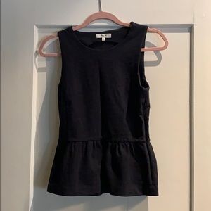Madewell peplum tank top